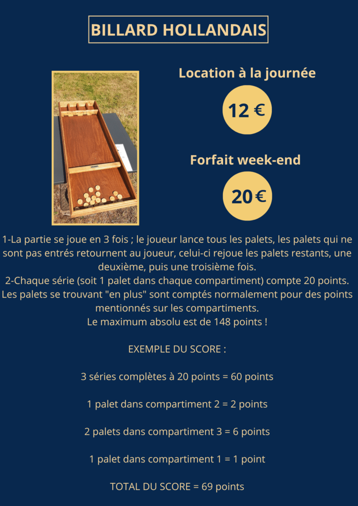 Billard hollandais