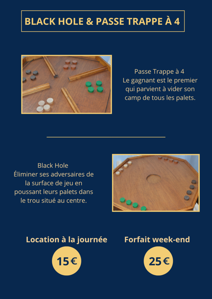 Black Hole & Passe Trappe à 4