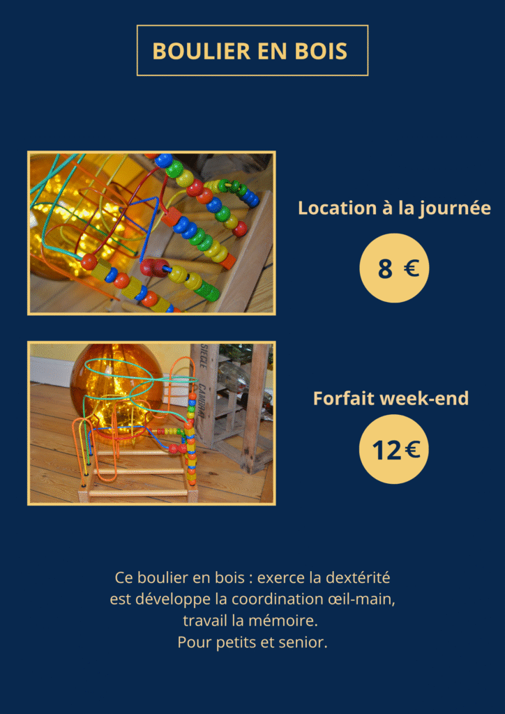 Boulier en bois