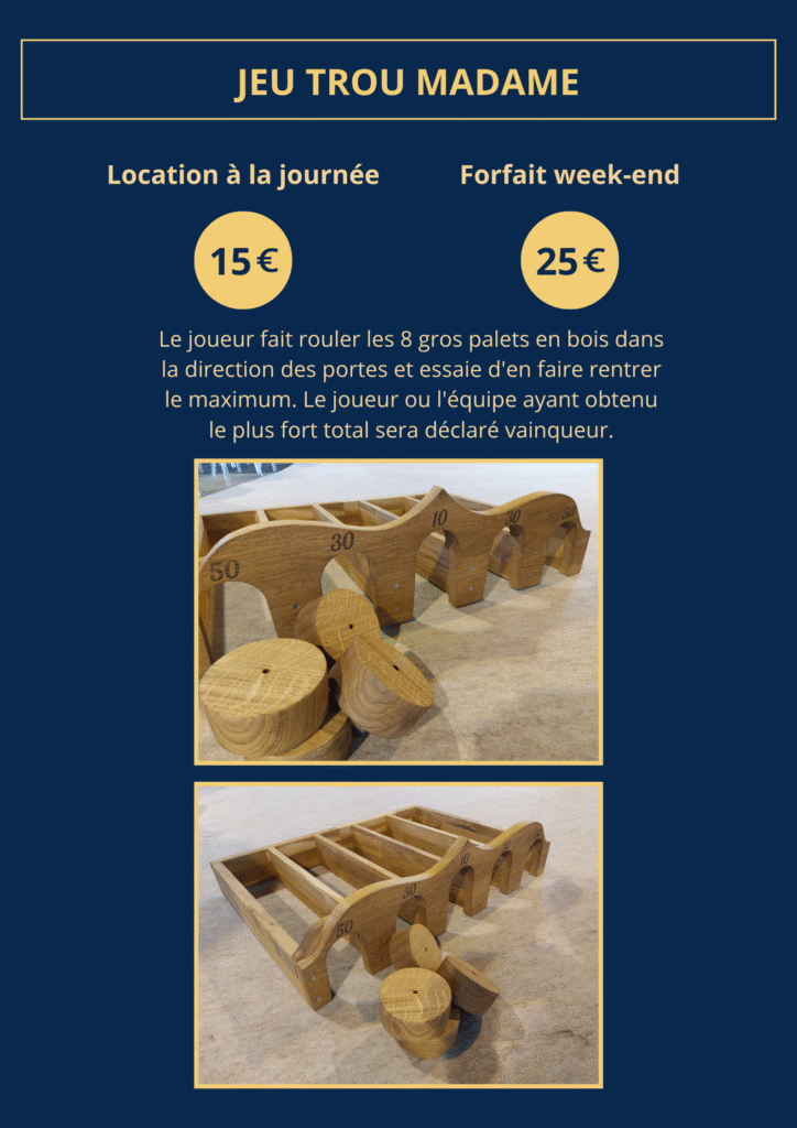 JEU TROU MADAME