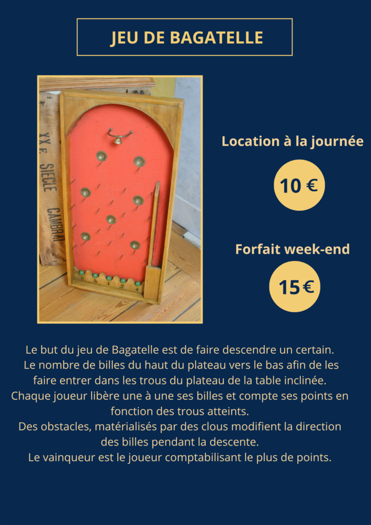 Jeu de Bagatelle