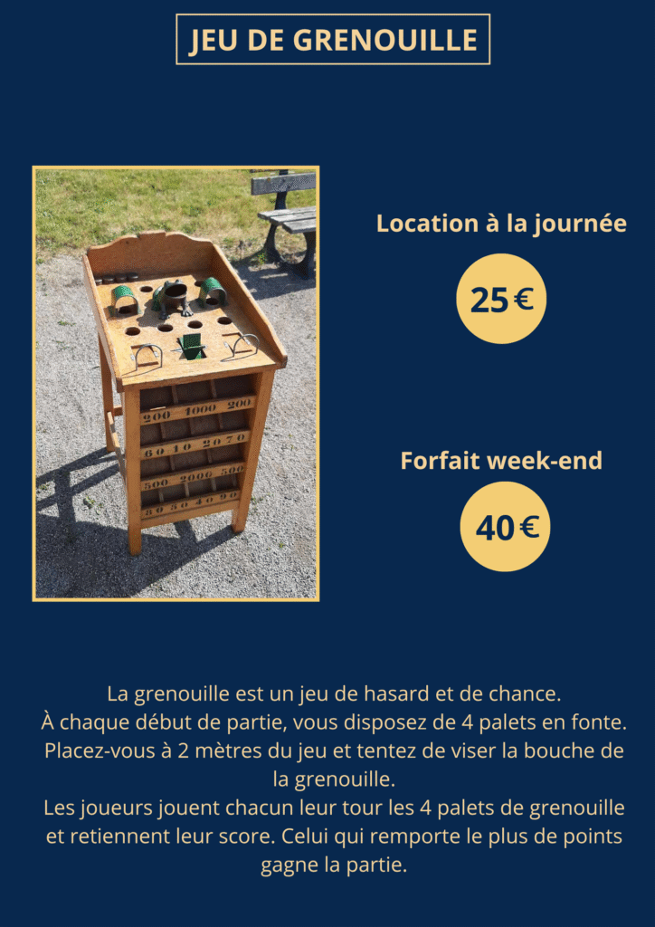 Jeu de Grenouille