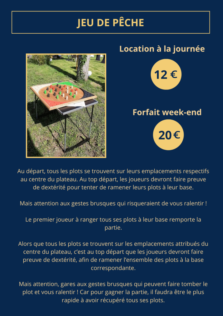 Jeu de pêche