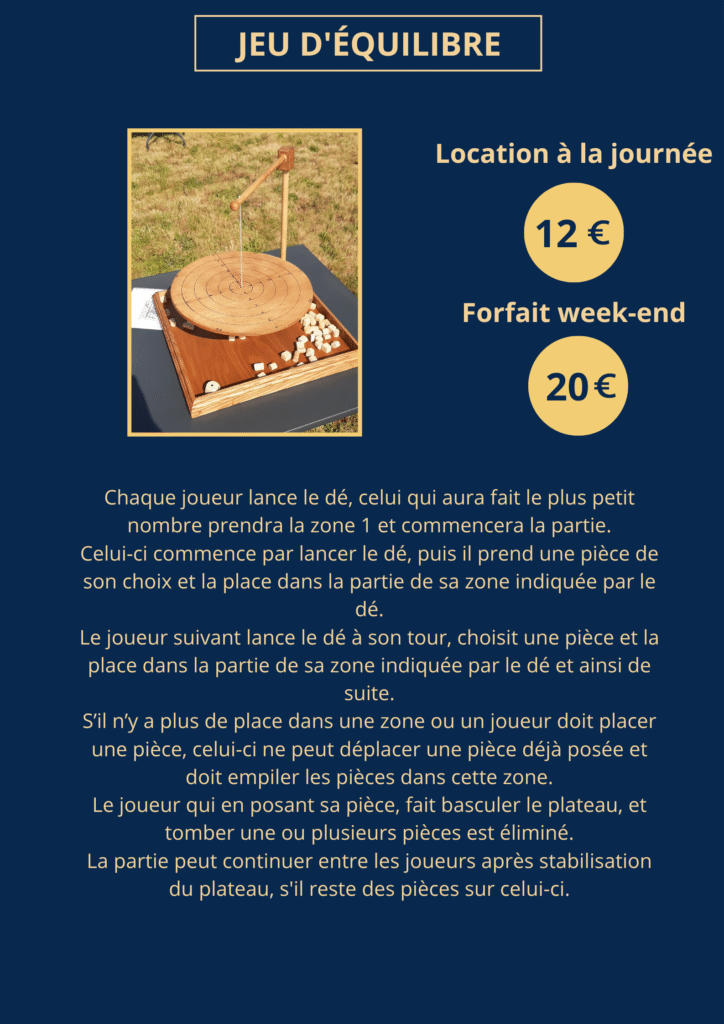 Jeu d'équilibre