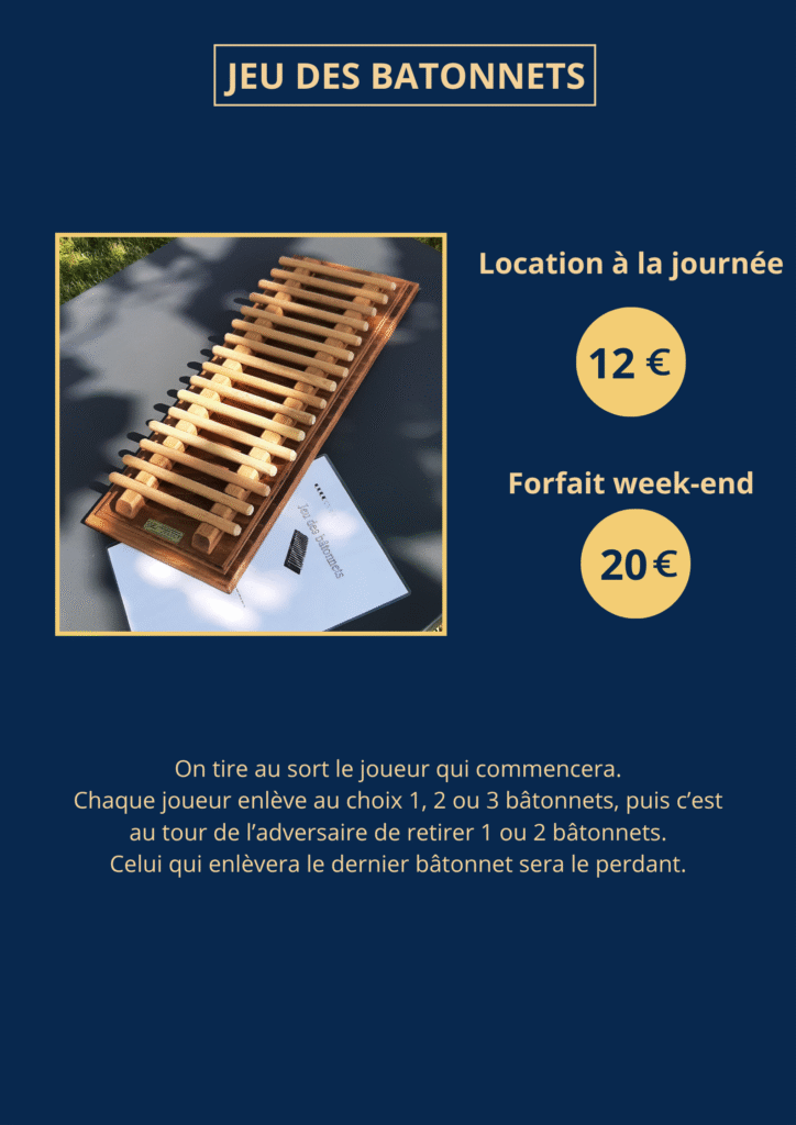 Jeu des batonnets