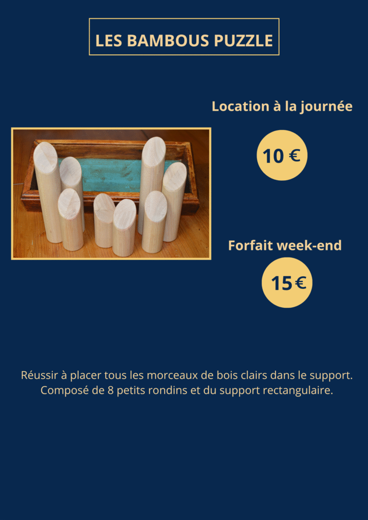 LES BAMBOUS PUZZLE