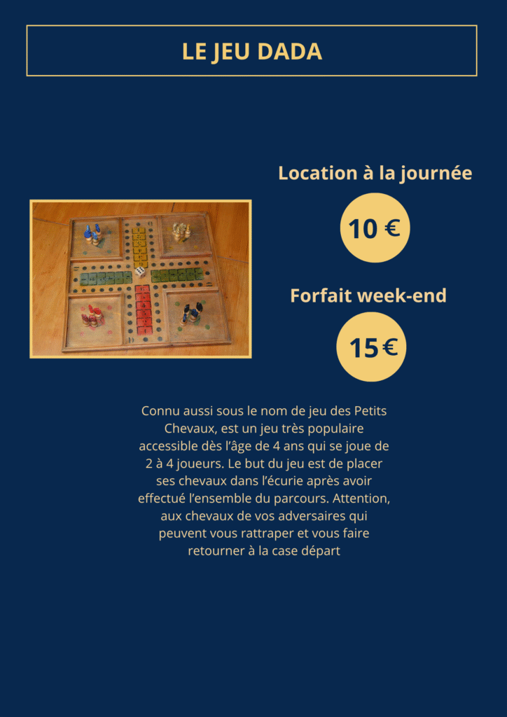 Le jeu Dada