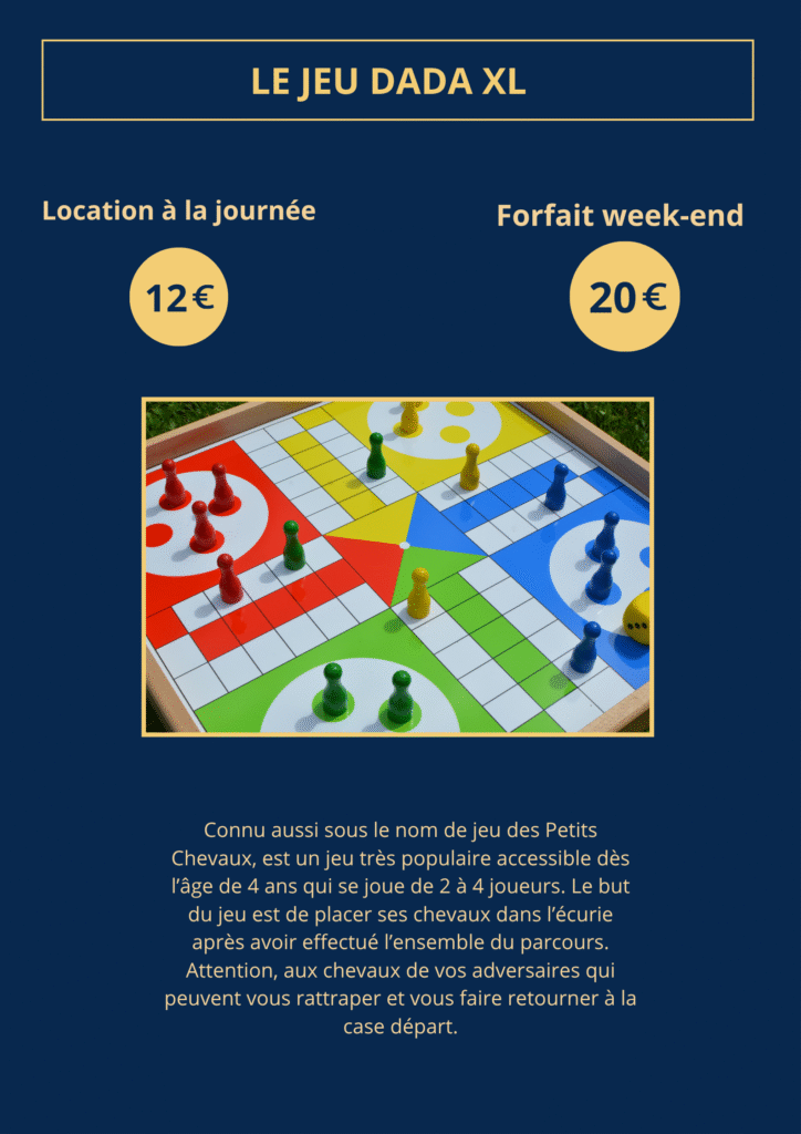 Le jeu Dada xl