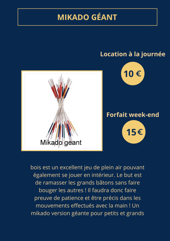 Mikado géant