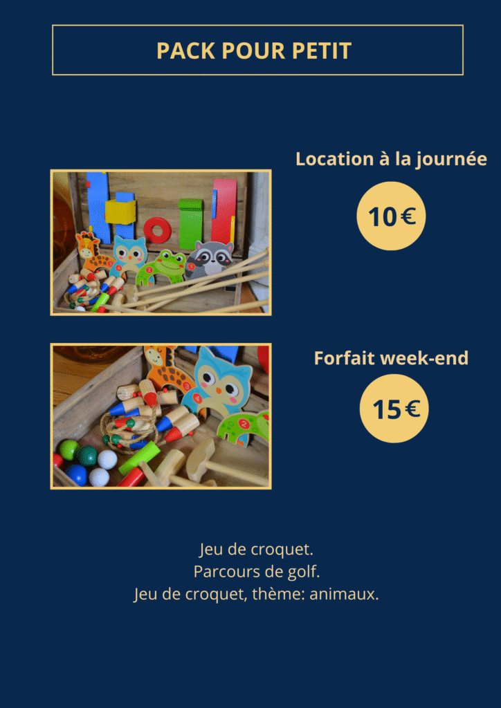 Pack pour petit