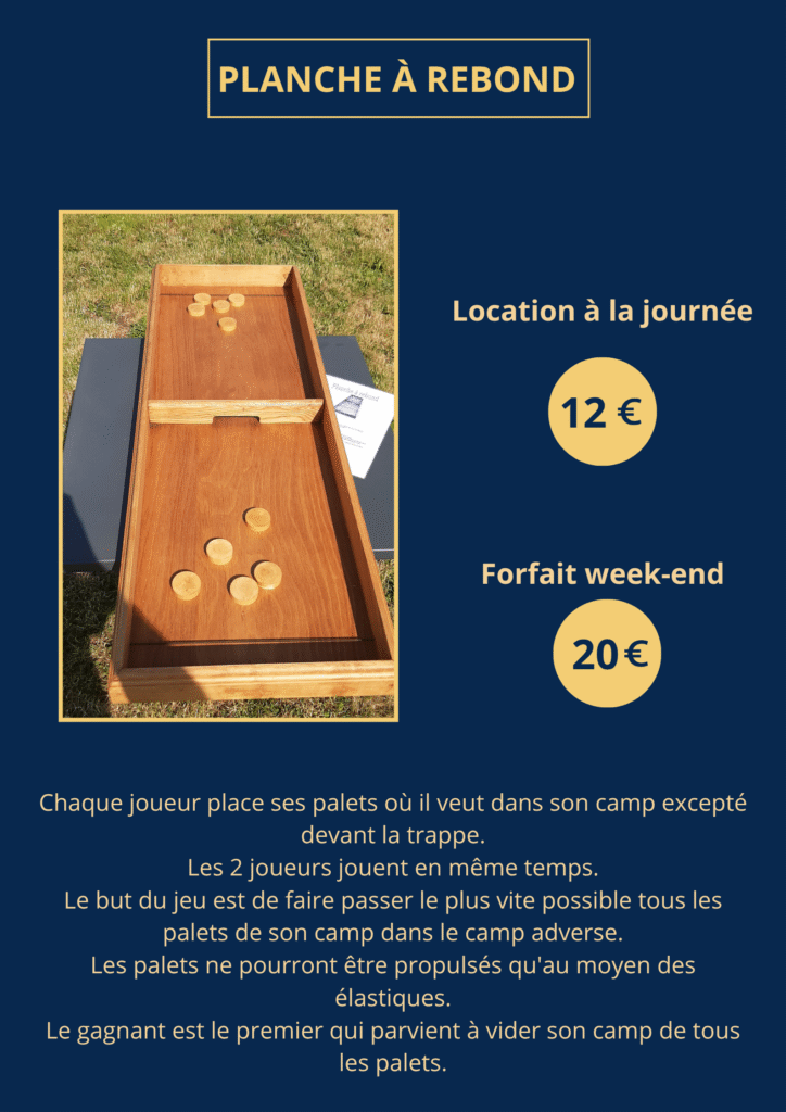 Planche à rebond