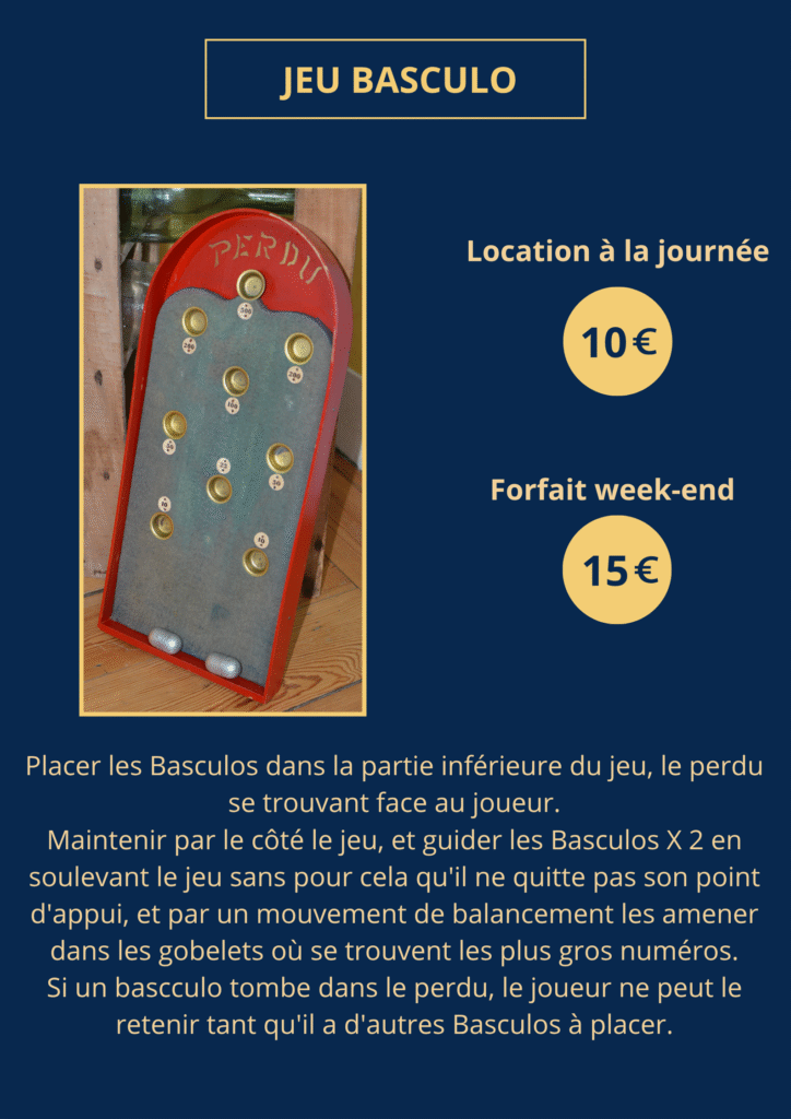 jeu basculo