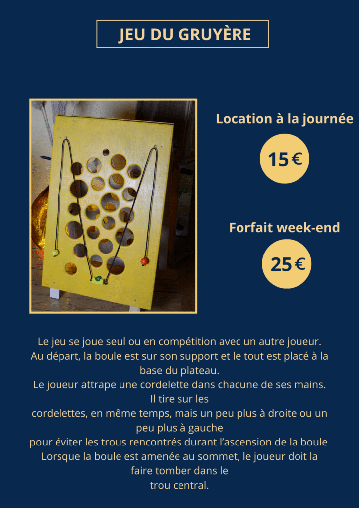 jeu du gruyère