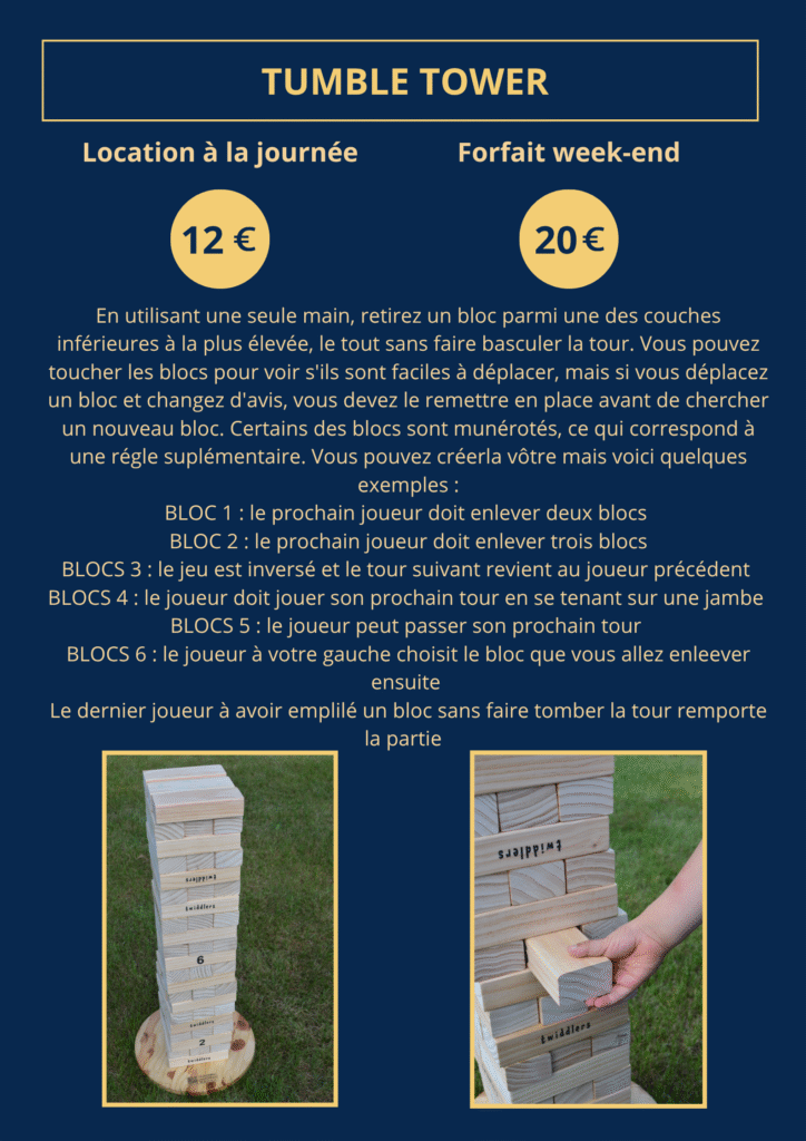 tumble tower